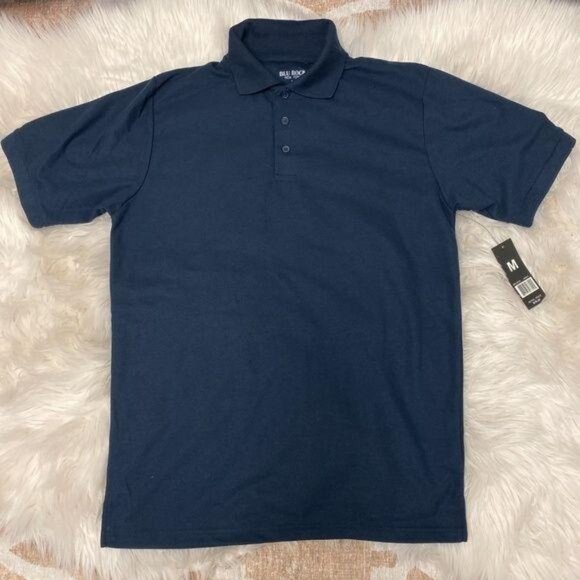 Blu Rock New York Navy Polo - Picture 2 of 3